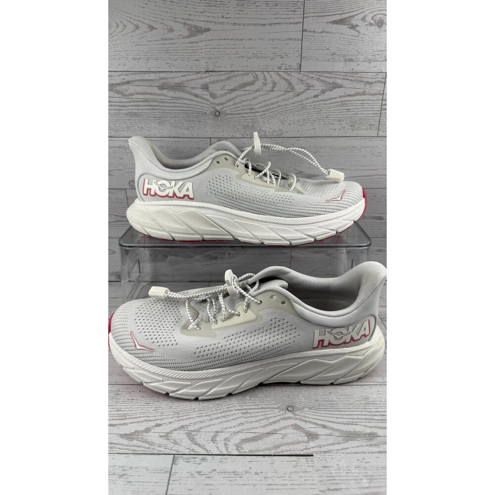 Hoka One One Arahi 7 Cosmic Gray 8B Womens Sneakers Lace Up Running Shoes #914